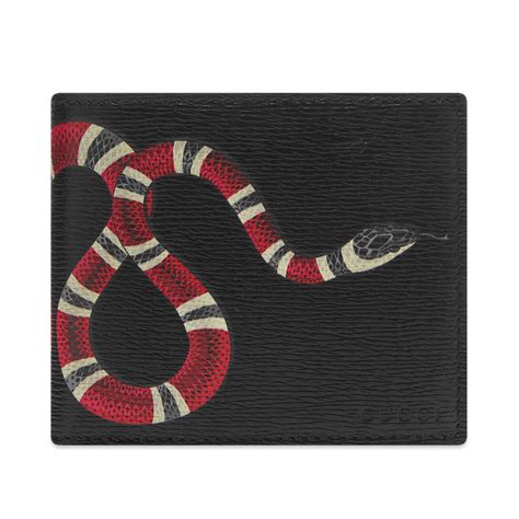 kingsnake gucci wallet black|gucci kingsnake wallet used.